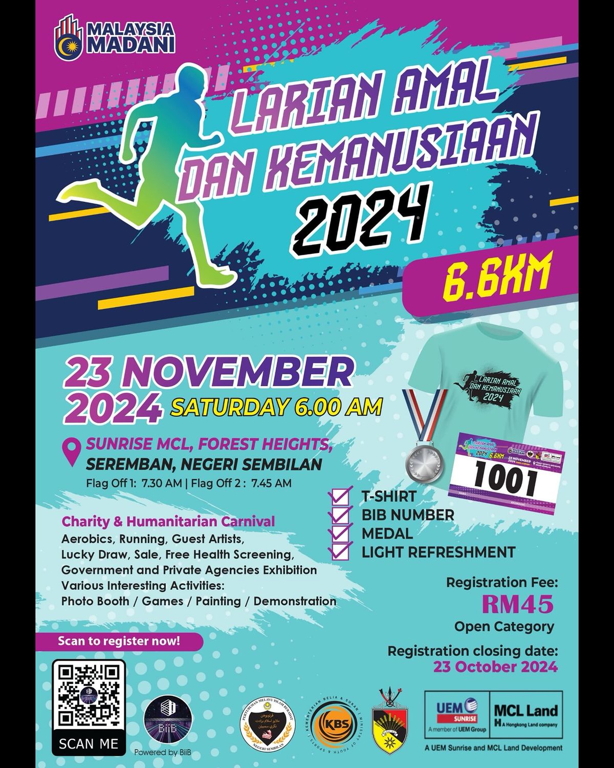 Larian Amal & Karnival Kemanusiaan 2024