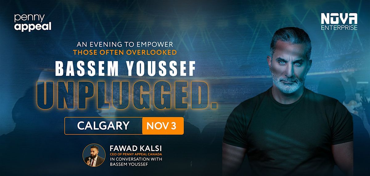 Bassem Youssef Unplugged and in Conversation with Fawad Kalsi