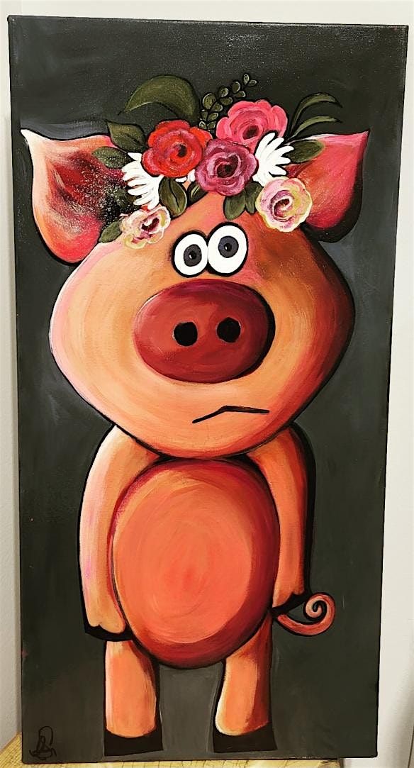 Paint Blanche the pig