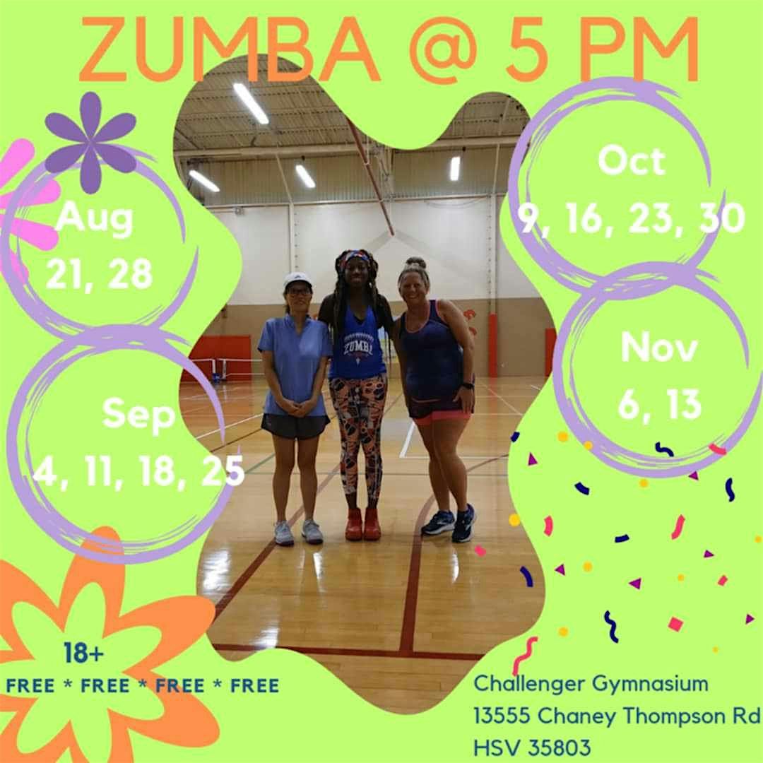 FREE ZUMBA @ Challenger Gymnasium