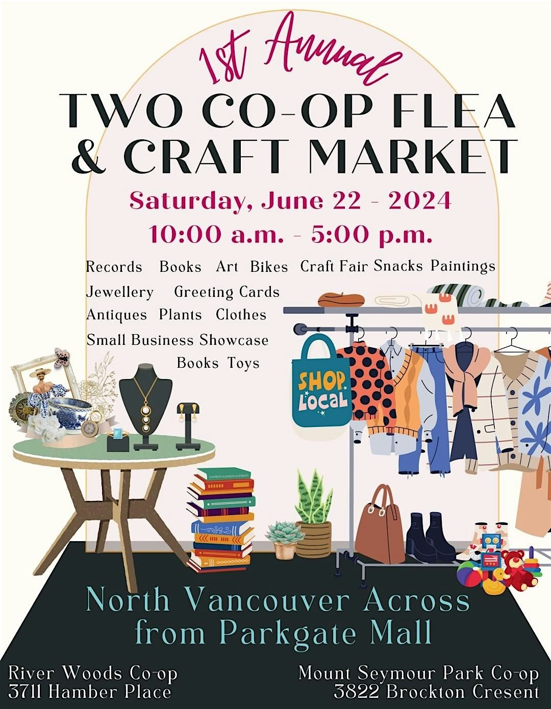 TINY HOME BUSINESS?  SELL AT OUR TINY FLEA  & CRAFT MARKET!  Saturday, June