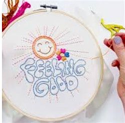 FREE Threads of Tranquility: Embroidery for Wellness