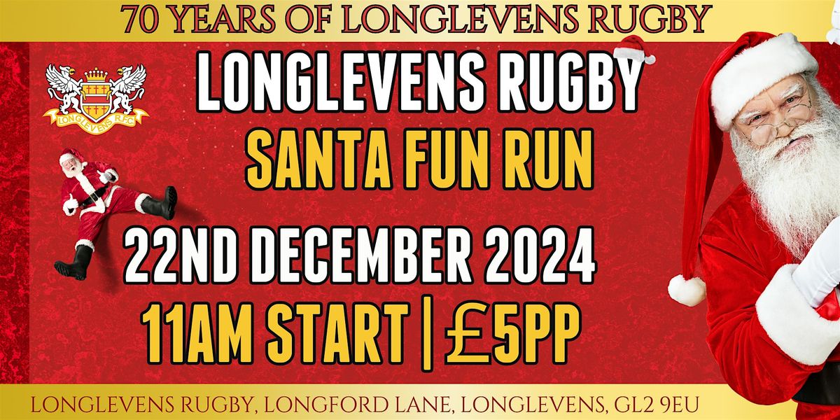 Longlevens Rugby Santa Fun Run