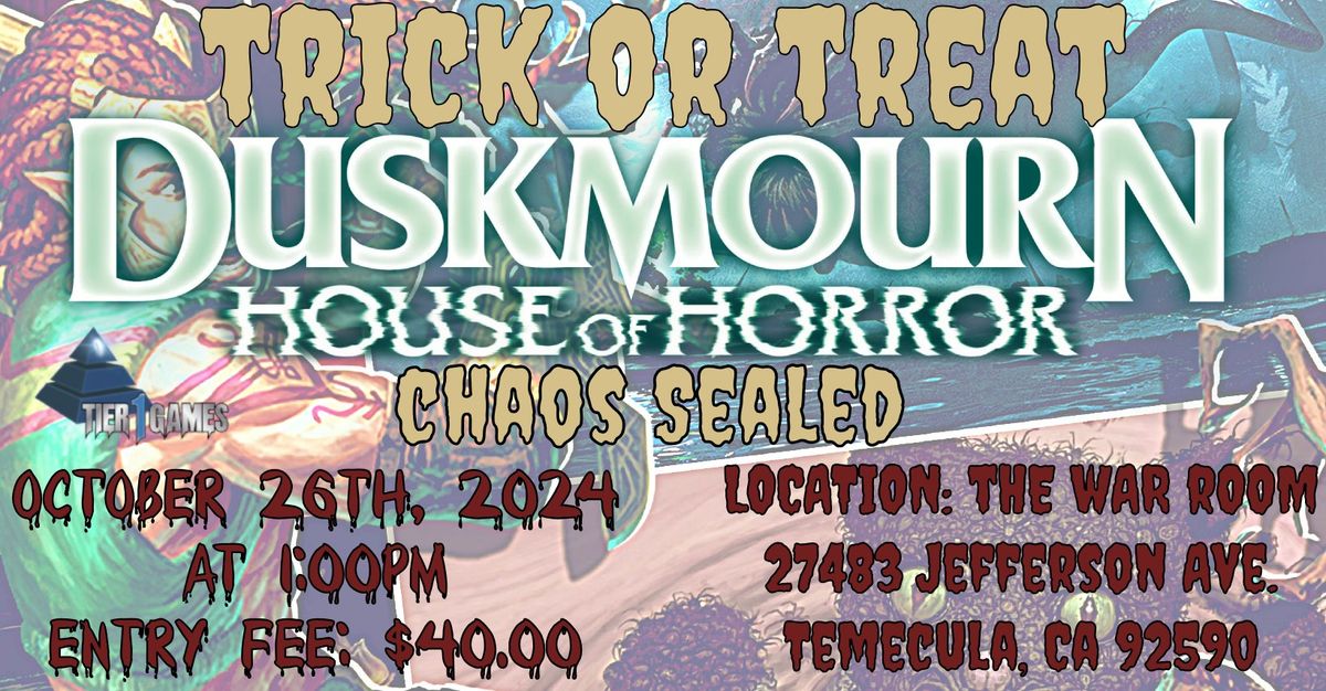 Duskmourn Trick Or Treat Chaos Sealed