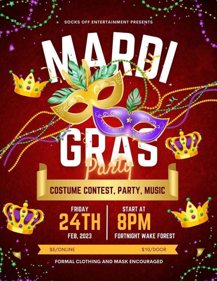 Mardi Gras Masquerade Party