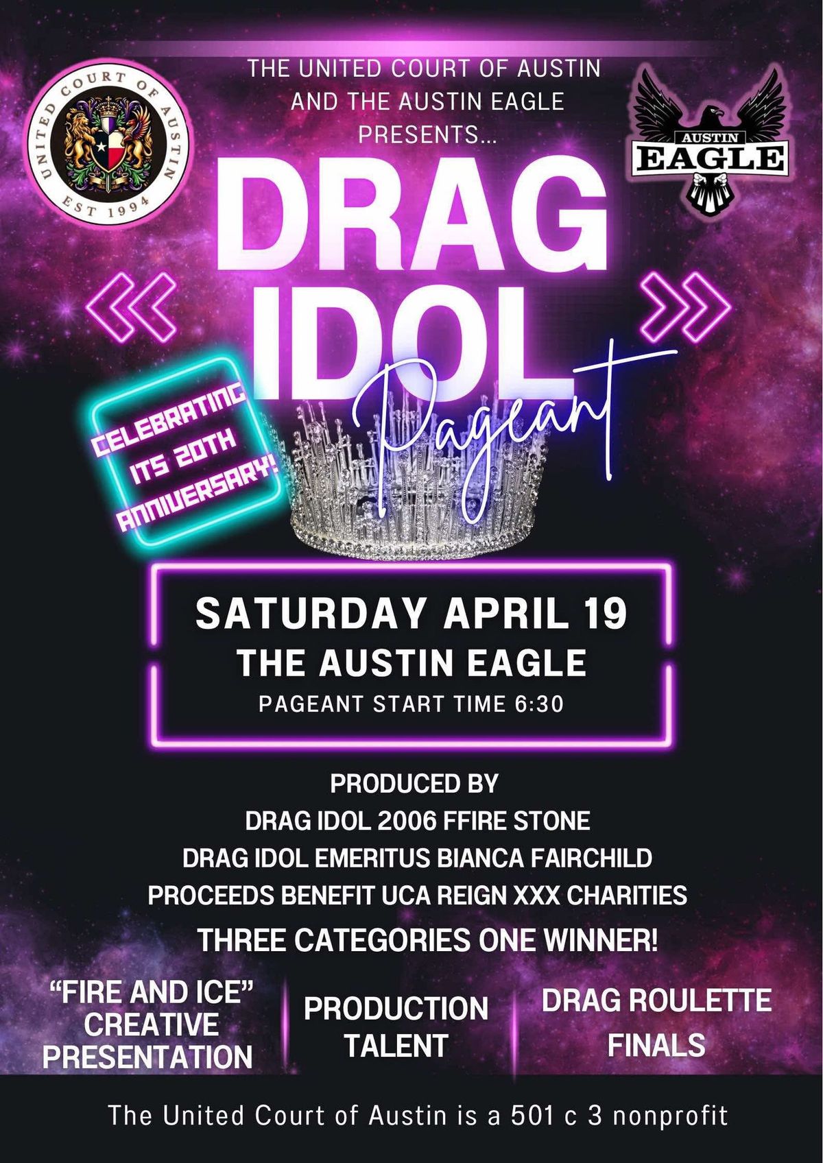 Drag Idol - 20th Anniversary Pageant 