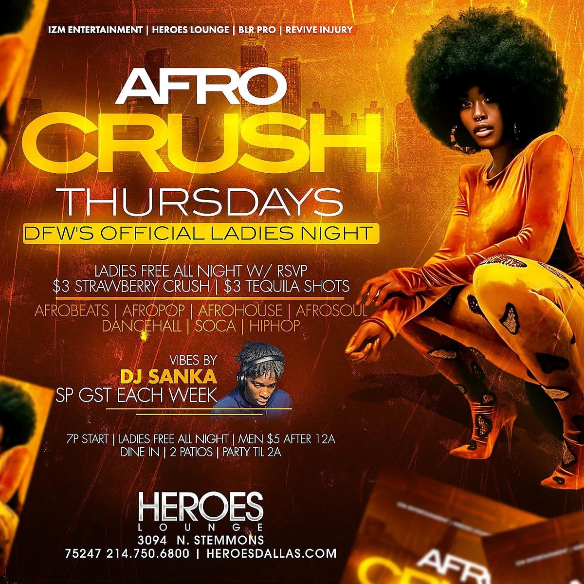 AFRO CRUSH | Ladies Night Out Thursdays