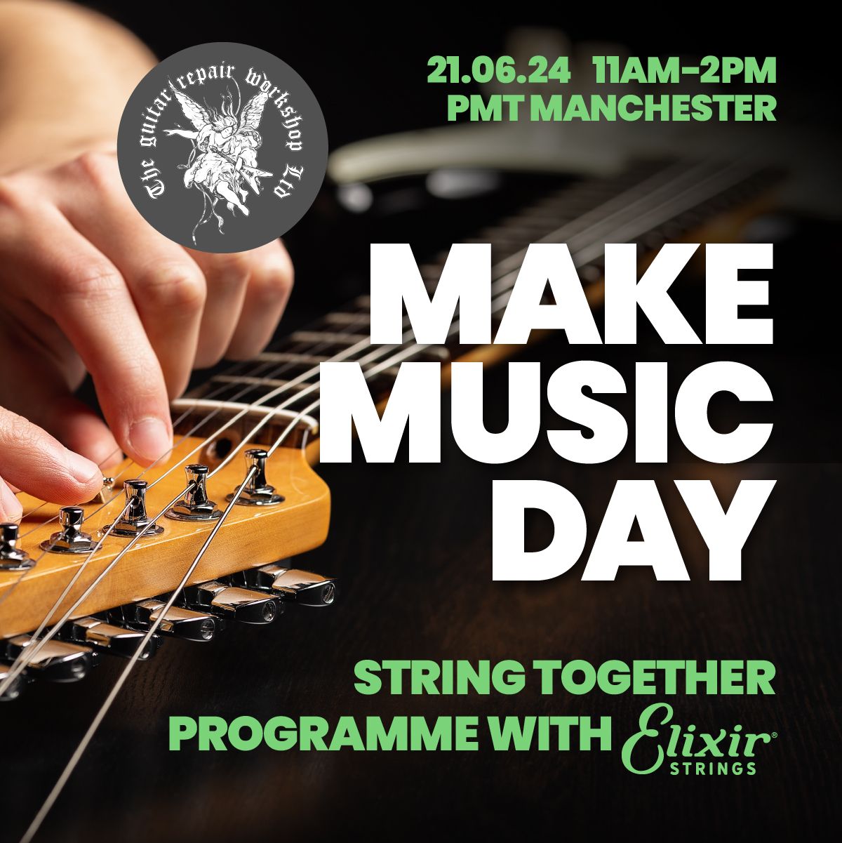 Make Music Day - String Together Programme with Elixir Strings at PMT Manchester