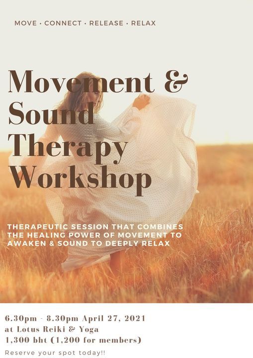 MOVEMENT SOUND THERAPY WORKSHOP
