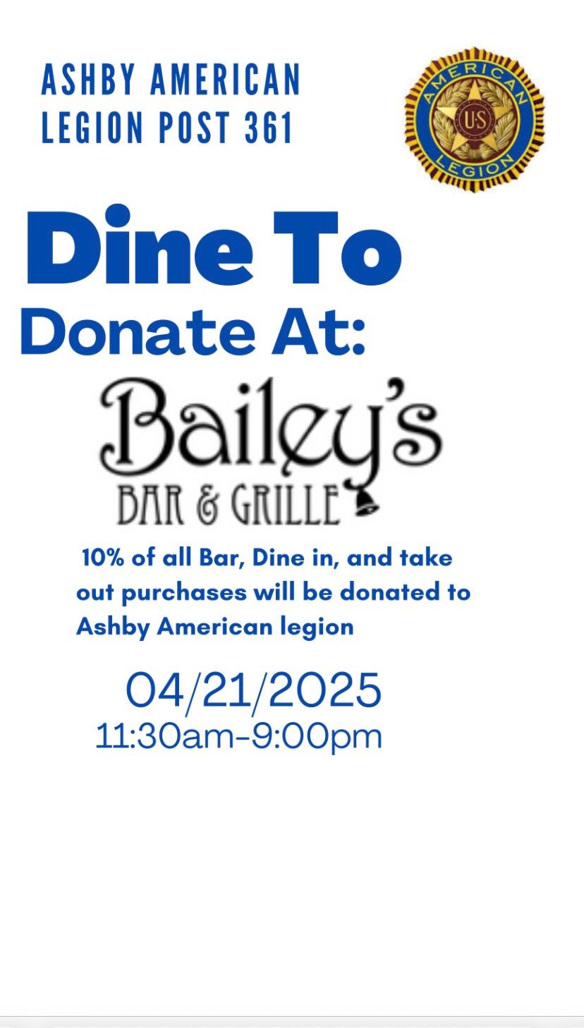 Dine to Donate Bailey\u2019s Bar and Grille