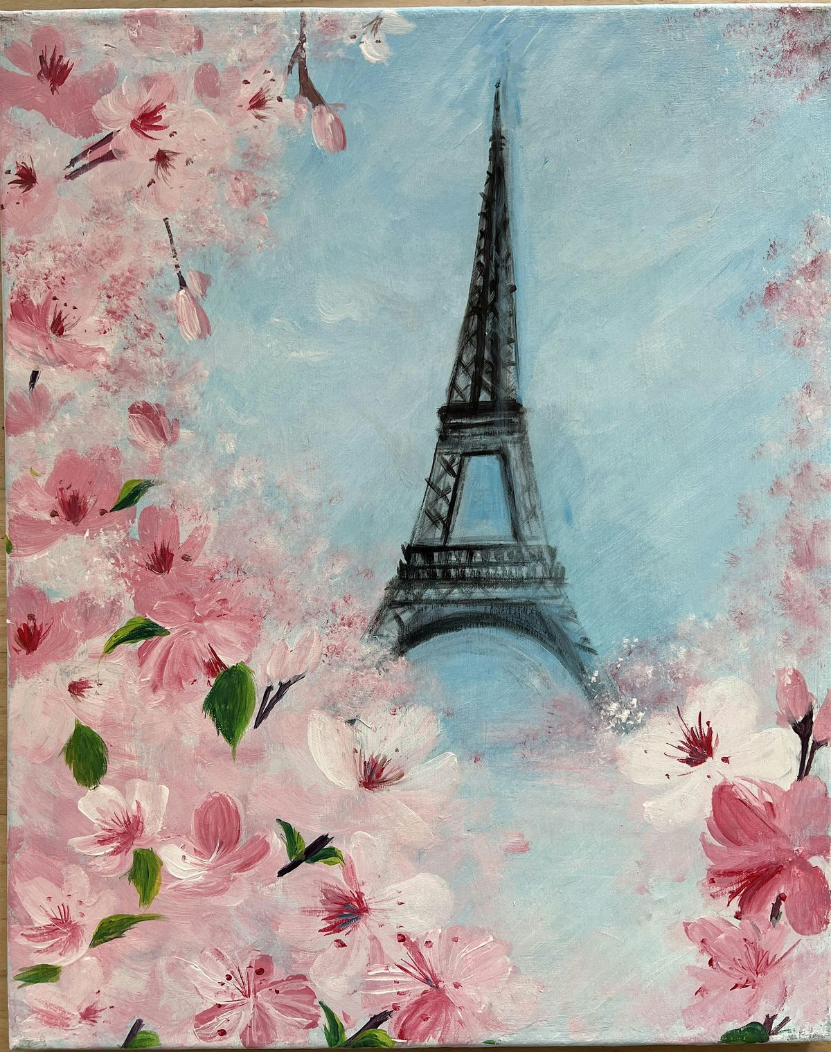 Sip n Paint Sat arvo 3pm @Auckland City Hotel  - Paris in Spring