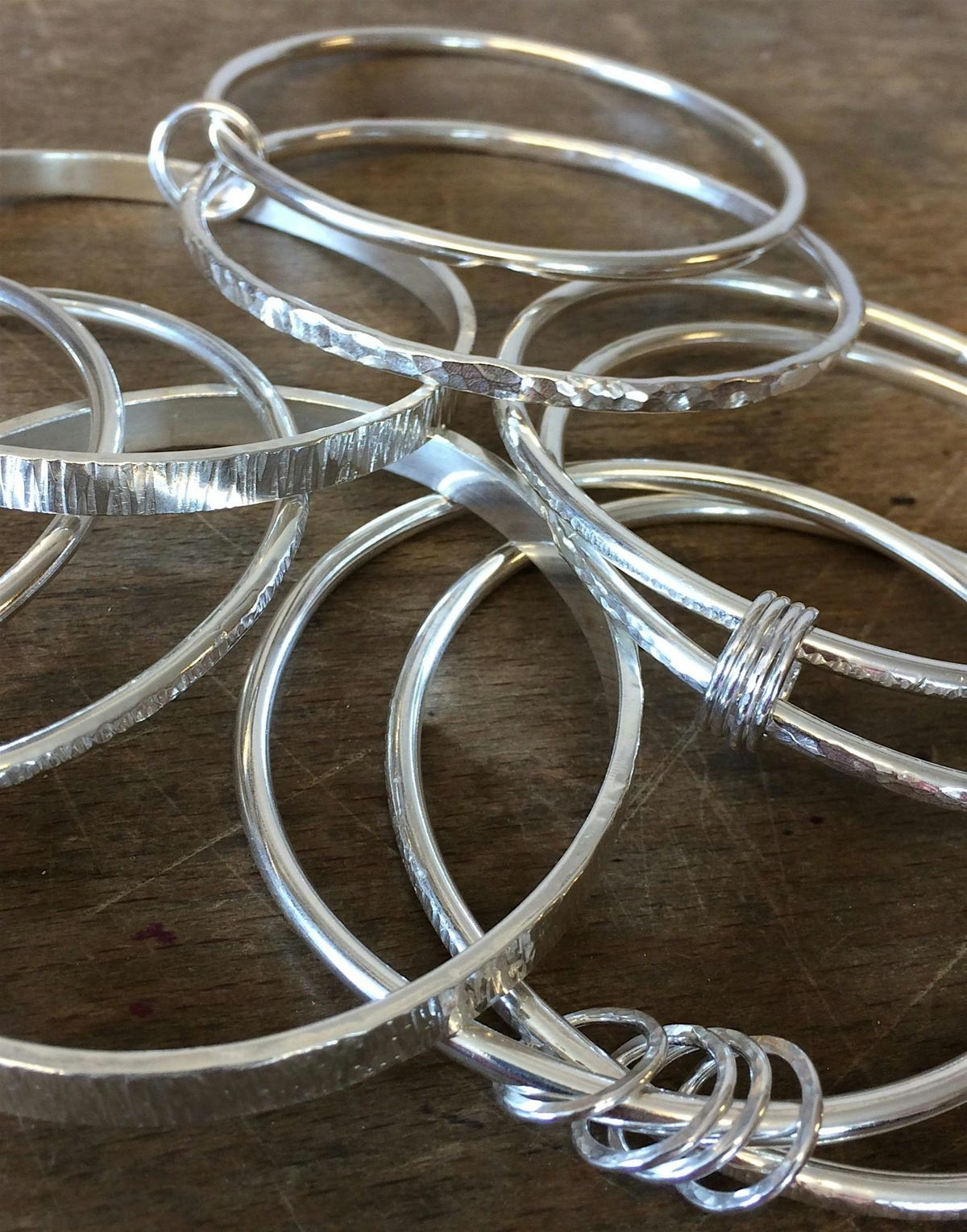 Beginners Silver Bangle