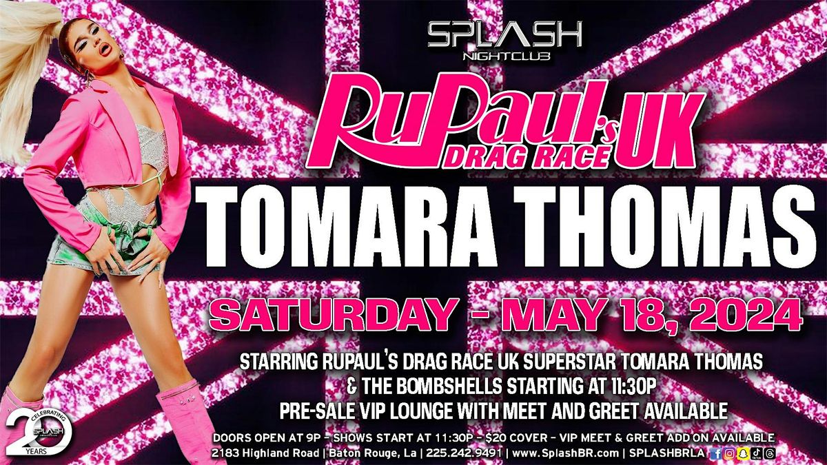 Tomara Thomas from RuPaul's Drag Race UK