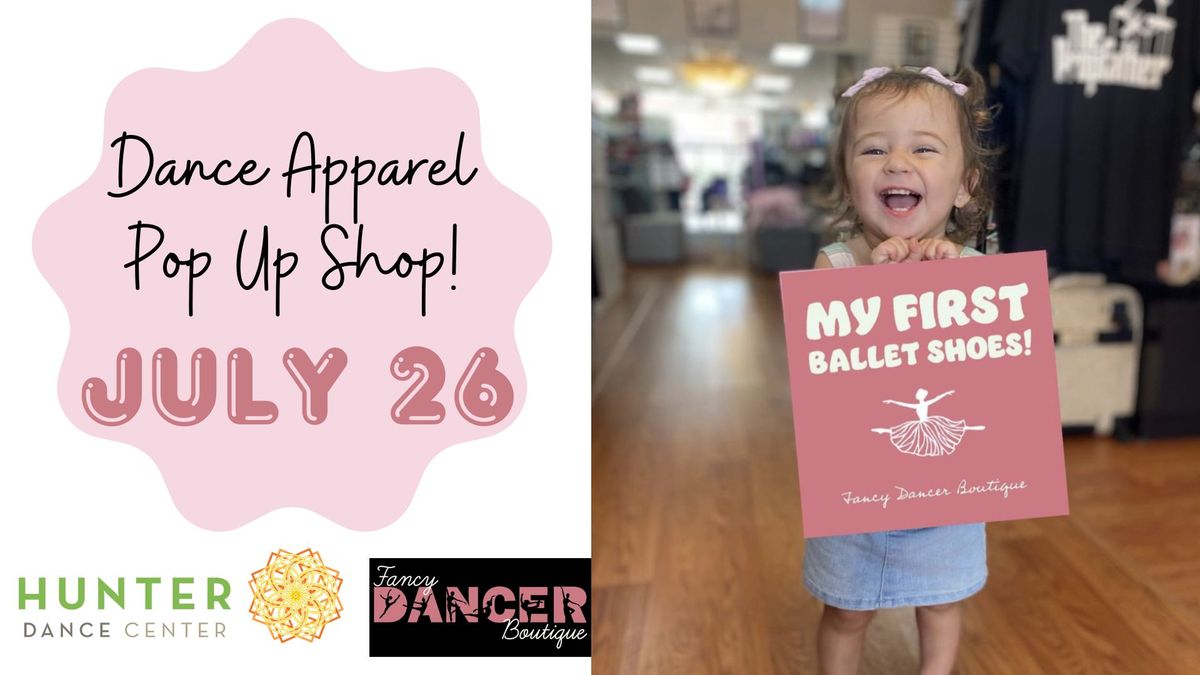 Dance Apparel Pop Up Shop with Fancy Dancer Boutique!