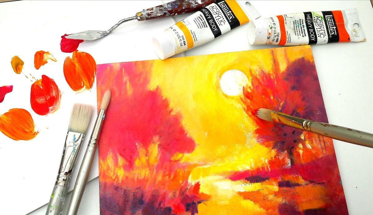 Introduction to Acrylic Painting with Linda Hollingshead