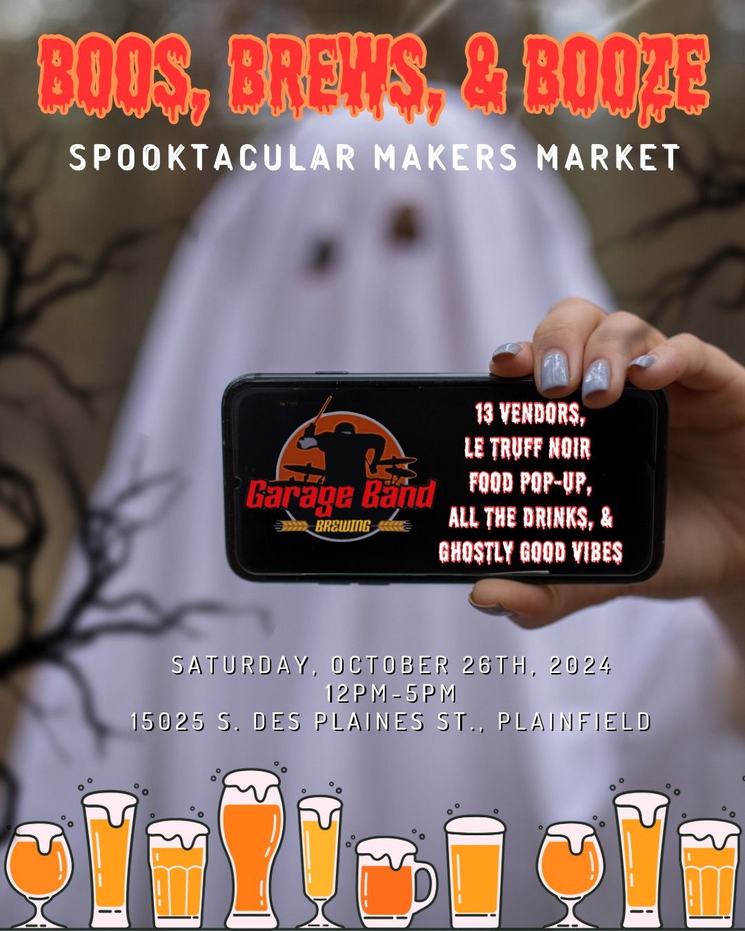 Boos, Brews, & Booze \ud83d\udc7b\ud83c\udf7b SPOOKtacular Makers Market 