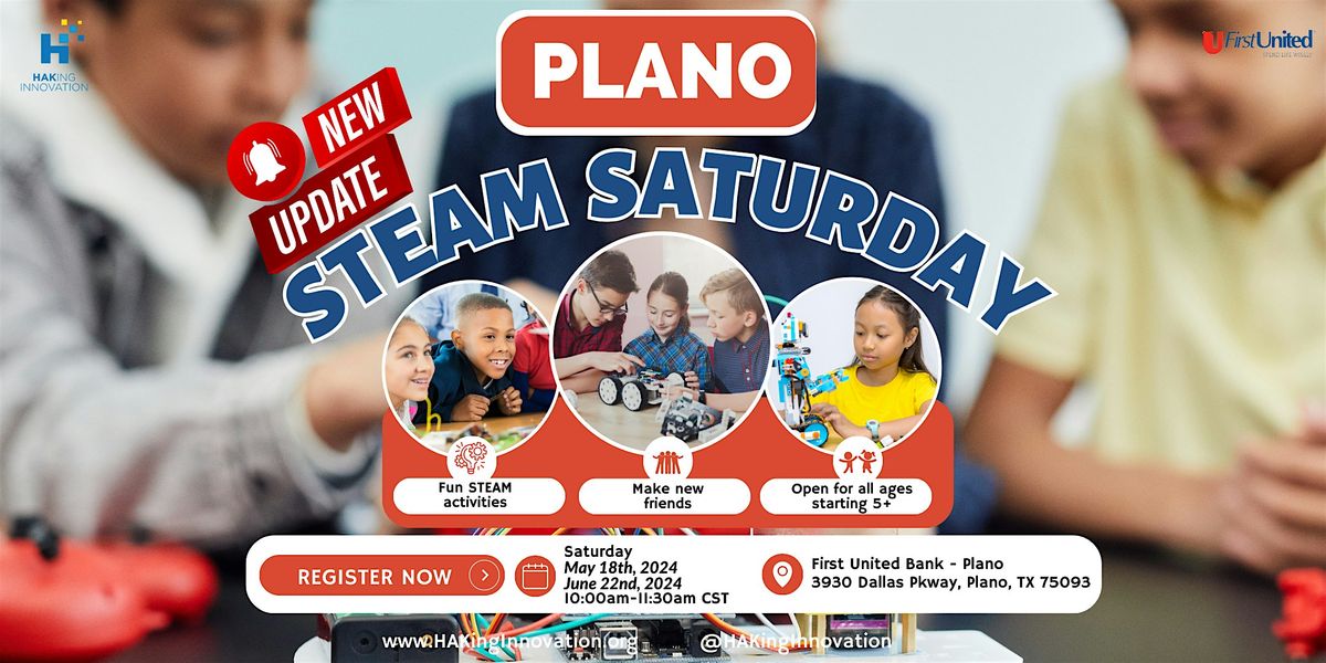 [FREE] STEAM Saturday: Crafts & Technology for Kids (5\/18) Plano