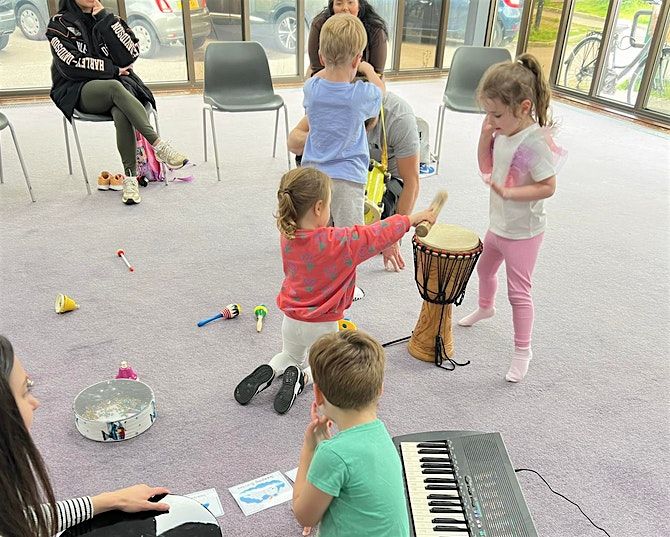 Summer Music Session run by Music Therapist Hannah from ELM Music Therapy