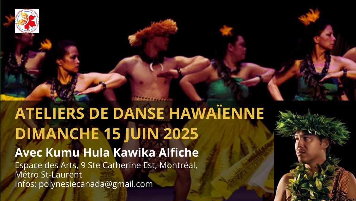 \u00c0 vos Agenda \/ Save the date! Ateliers de danse hawa\u00efenne Hula dance workshops