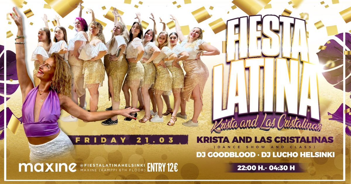 Fiesta Latina 21.3. with Krista & Las Cristalinas