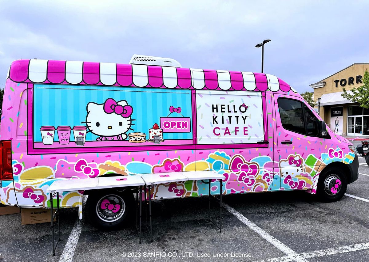 Hello Kitty Cafe Truck West - Bellevue Appearance