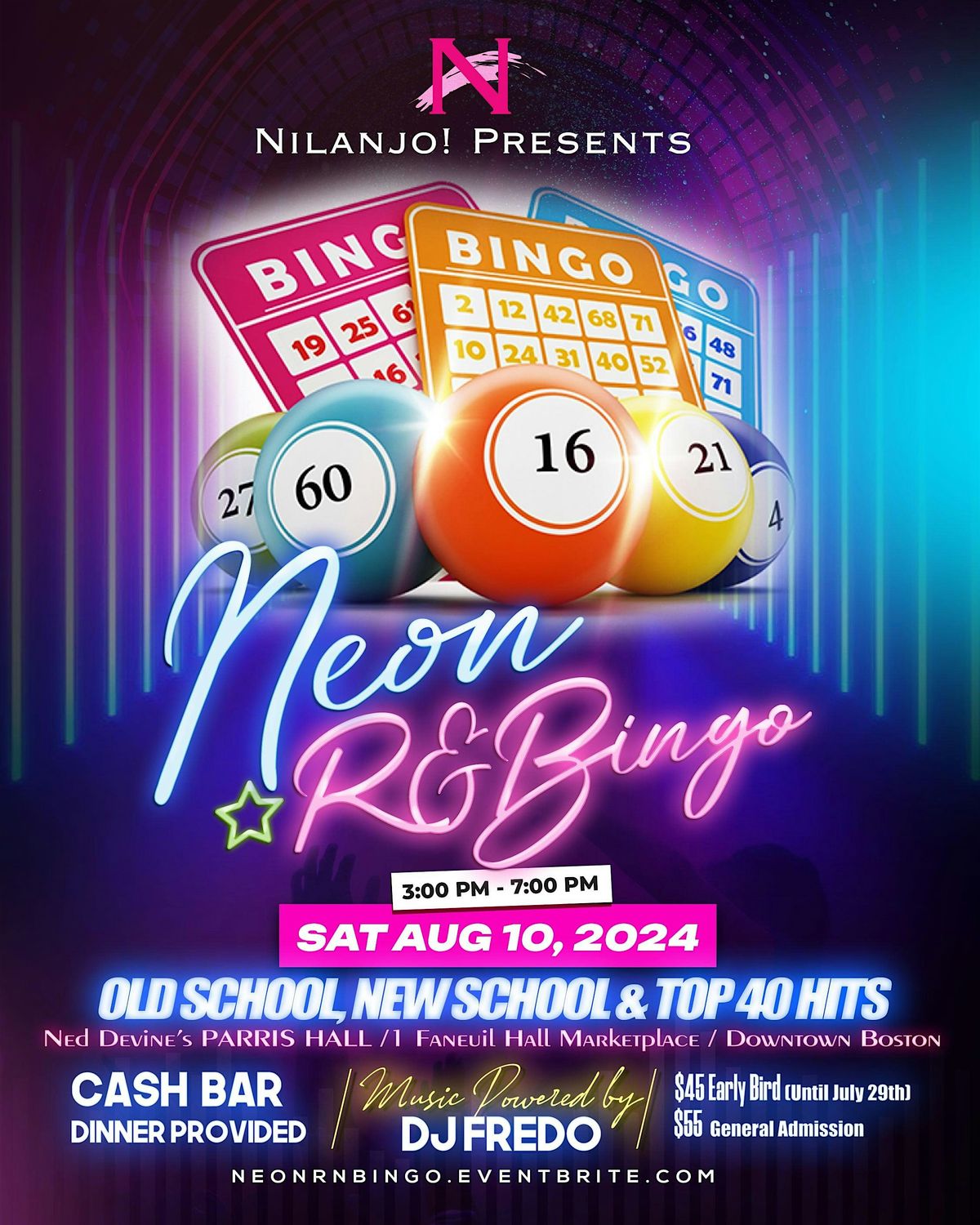 Nilanjo! Presents Neon R&Bingo