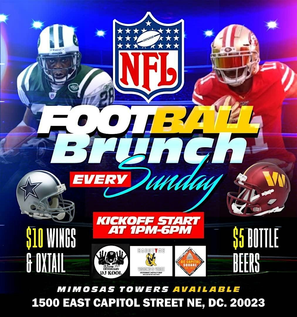 NFL SUNDAY FOOTBALL GAMES & BRUNCH