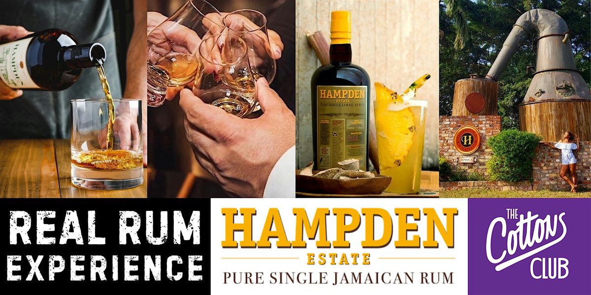 A Taste of Jamaica - Hampden Estate Rum Tasting & Cocktail Experience