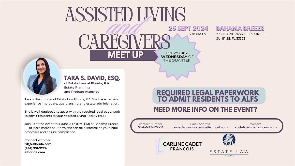 Assisted Living ALF & Caregivers Meet Up