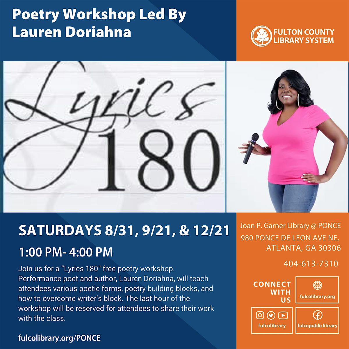 Poetry Workshop Led By Lauren Doriahna