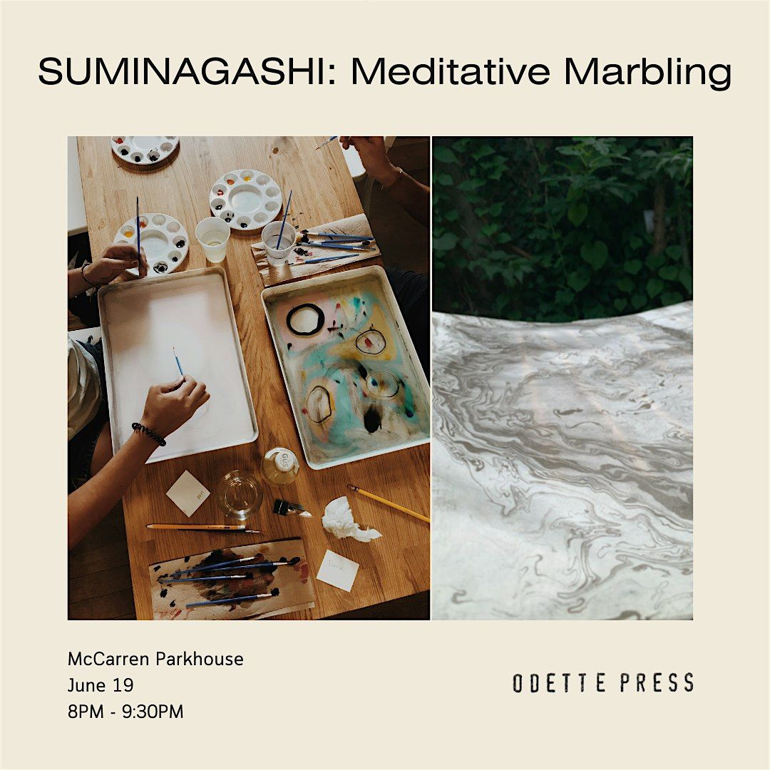 Suminagashi: Meditative Paper Marbling Workshop at McCarren Parkhouse