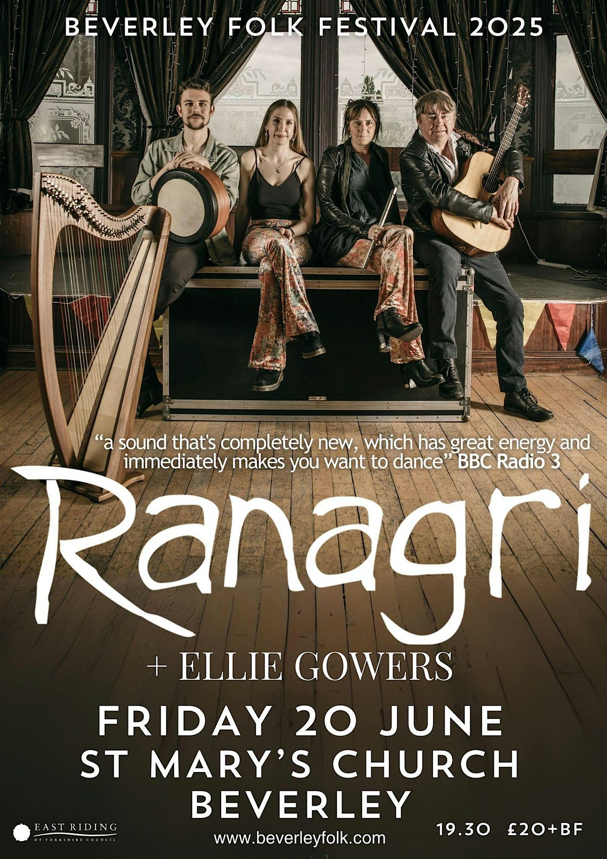 Beverley Folk Festival: Ranagri + Ellie Gowers