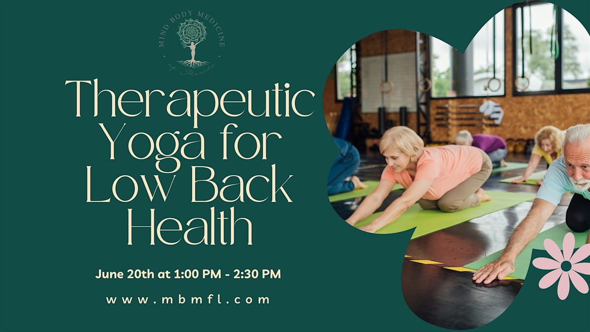Therapeutic Yoga for Low Back Health