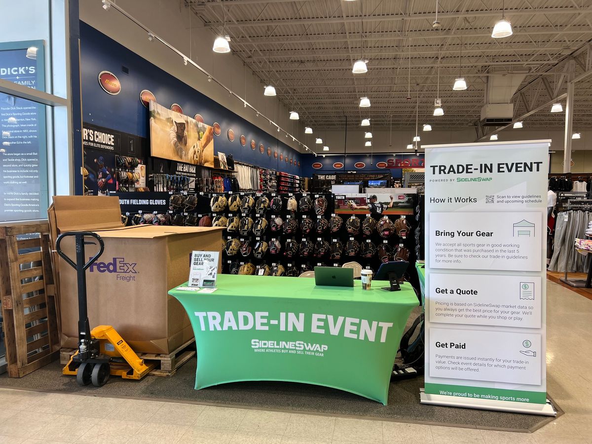 Sports Equipment Trade-In at Dick\u2019s Sporting Goods, Park Meadows Mall, CO