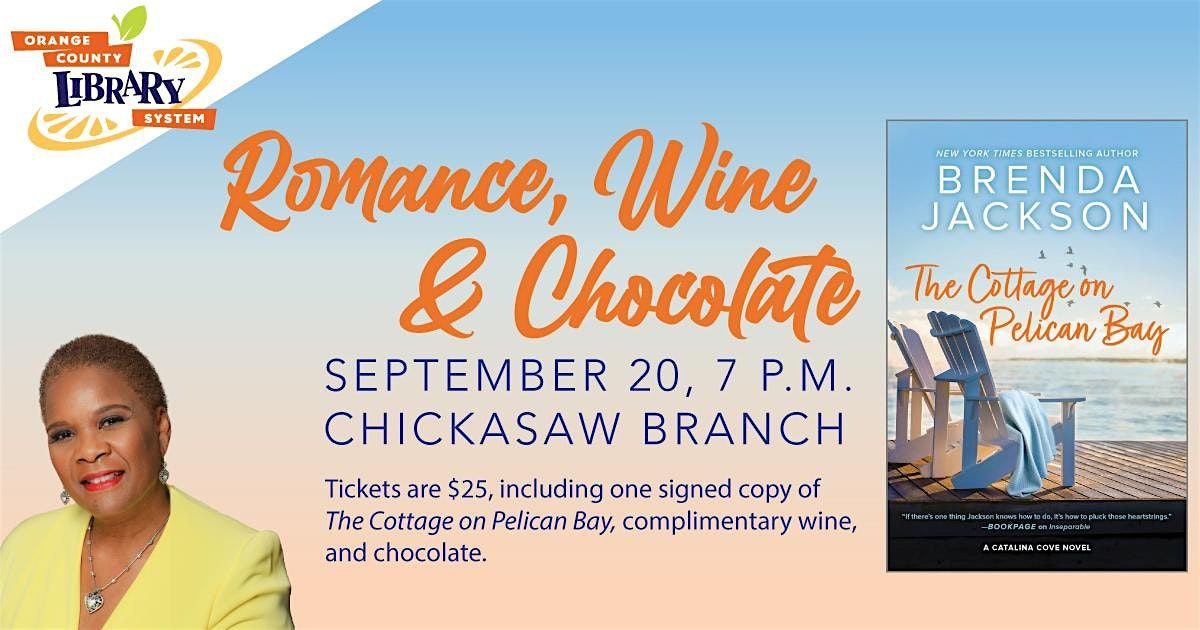 Romance, Wine, & Chocolate Featuring Author Brenda Jackson