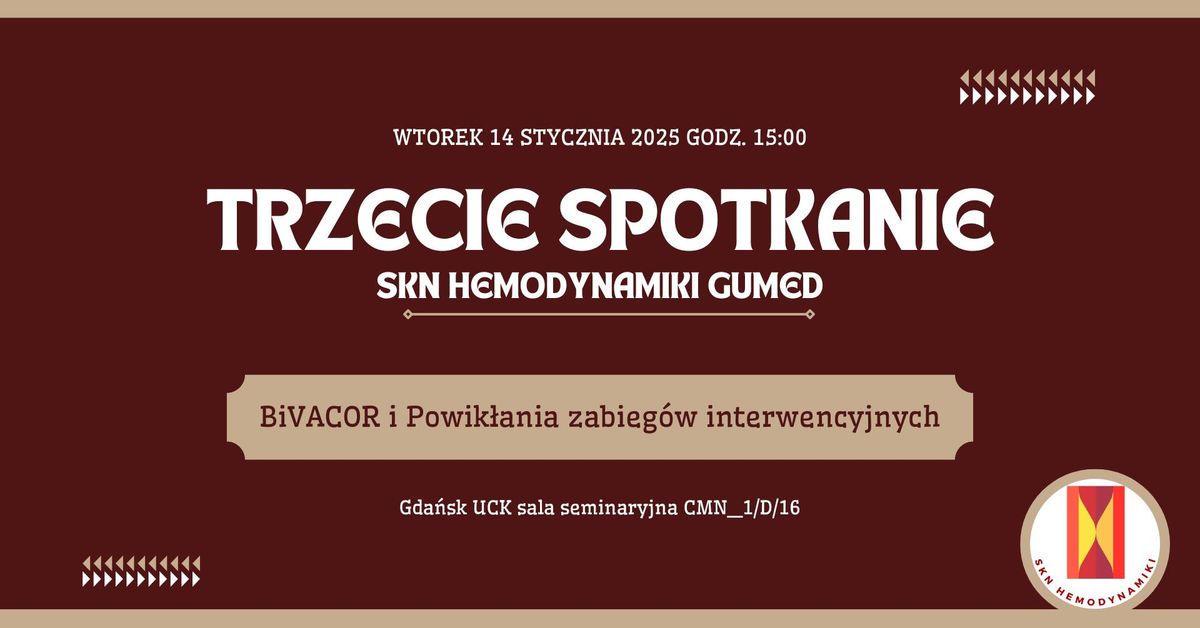 III spotkanie SKN Hemodynamiki GUMed