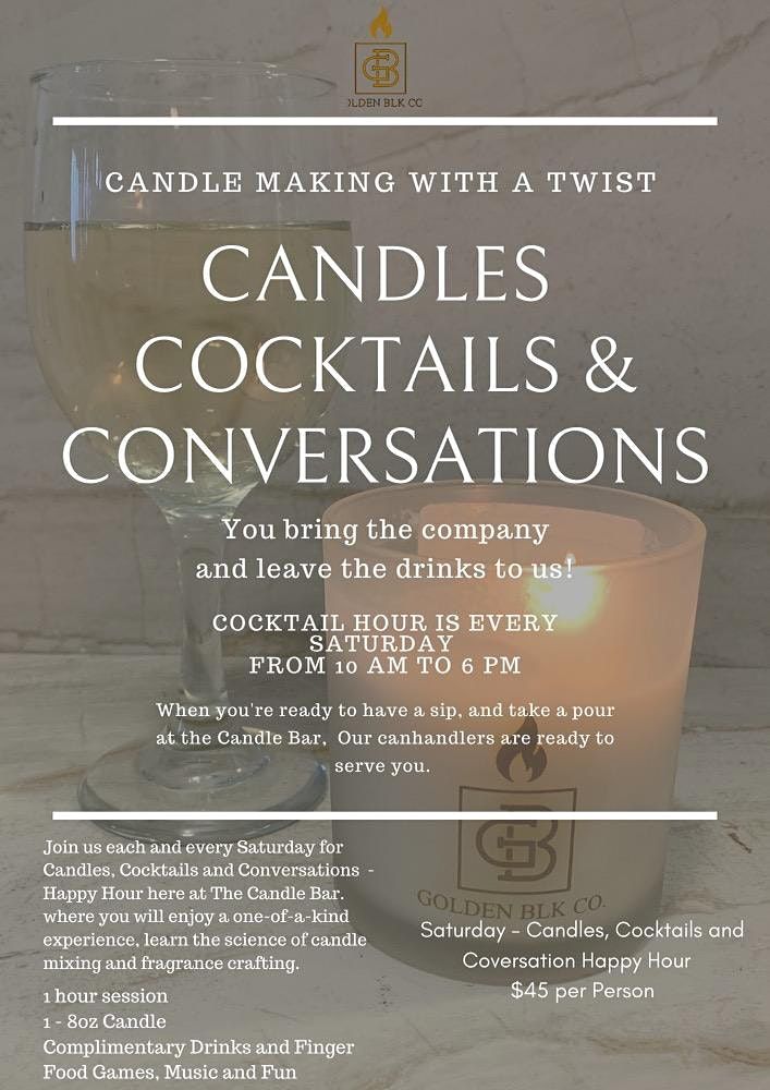 Candle Making With A Twist: Candles, Cocktails & Conversations