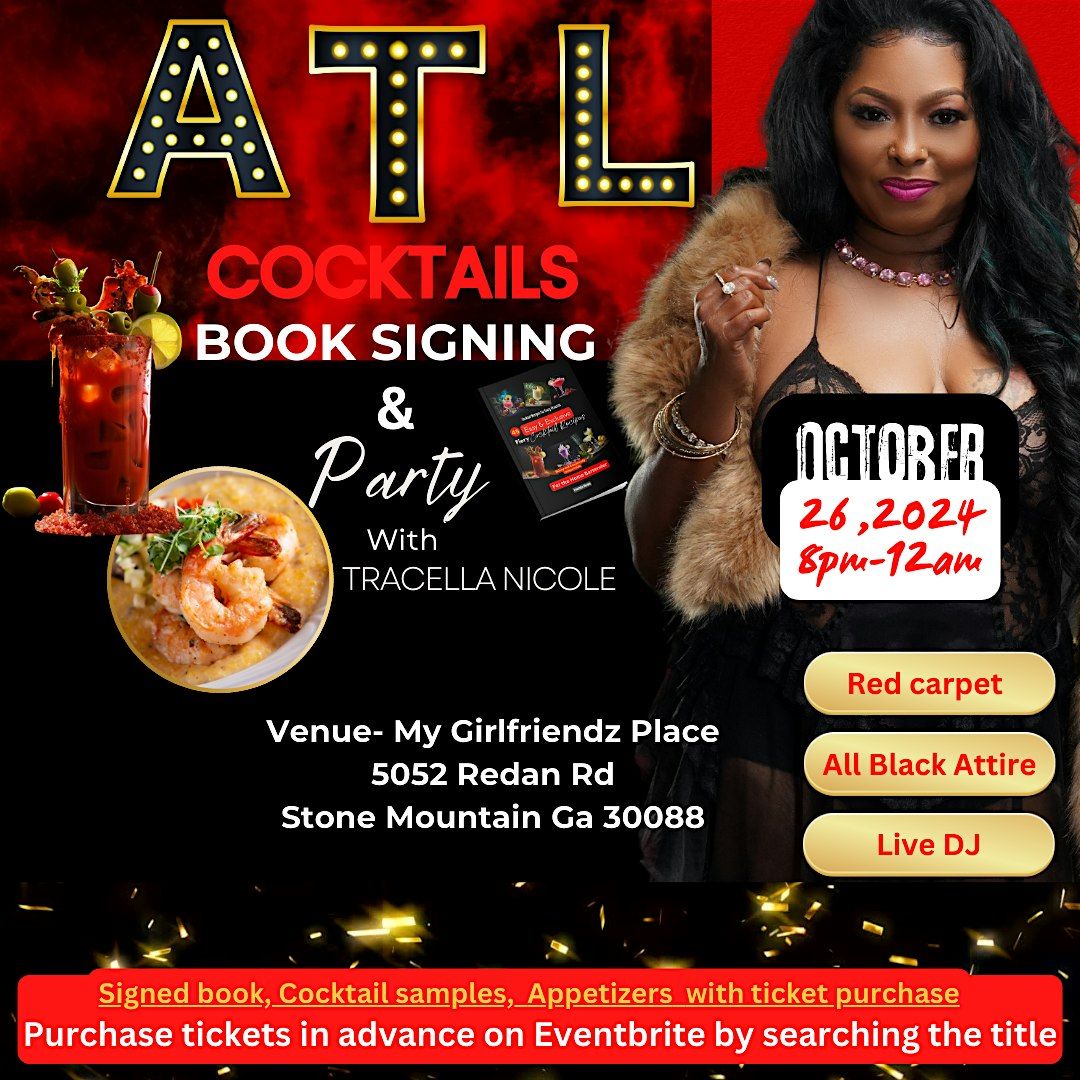 Fiery COCKTAILS Book Signing & Party ATL