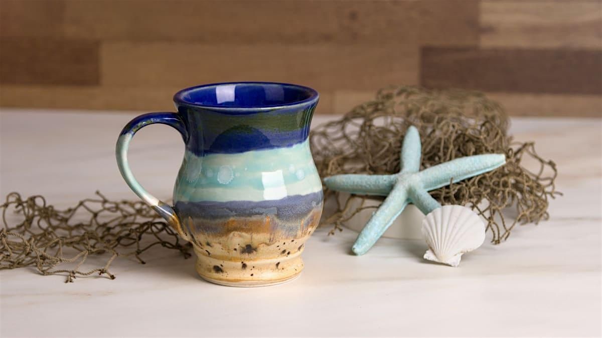 Stoneware Mug Glazing Class - Paint and Sip