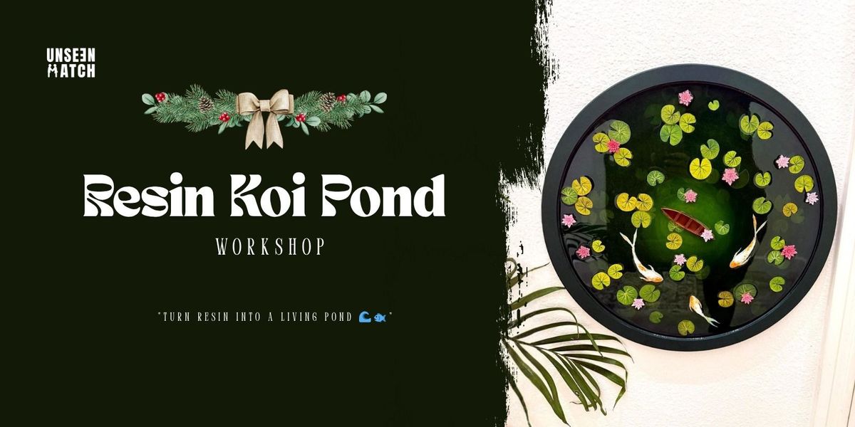 Resin Koi Pond Art