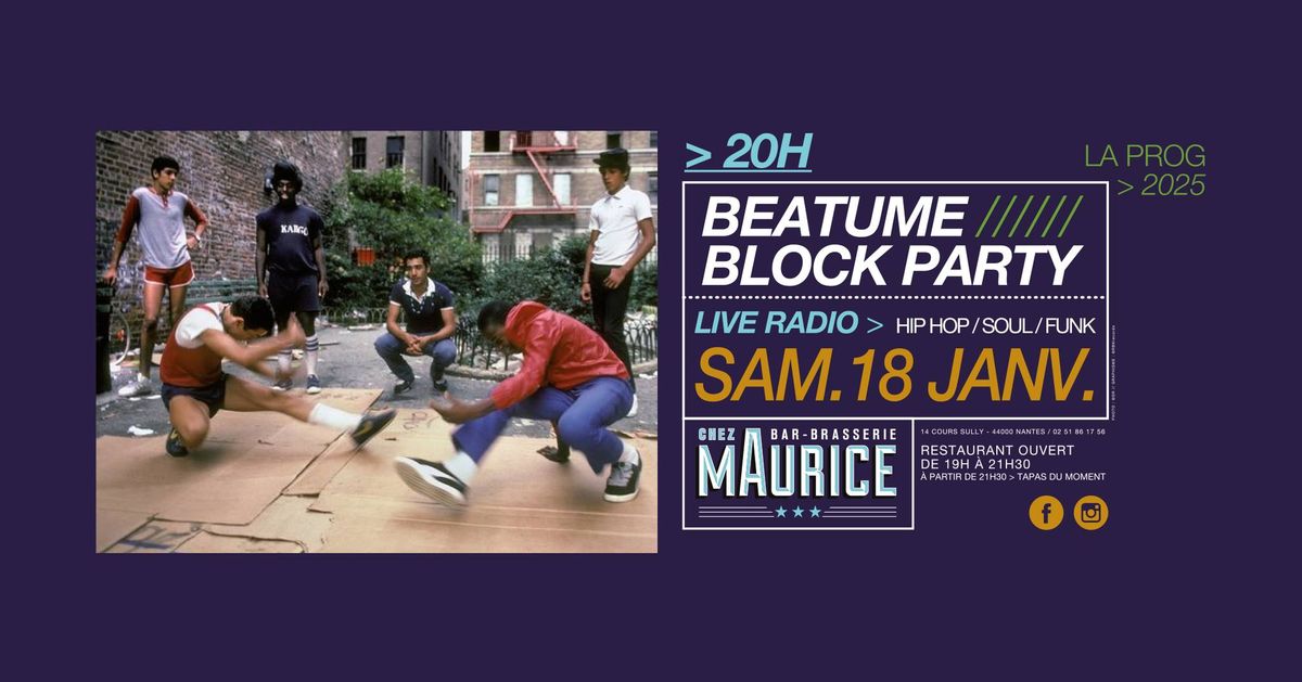 Beatume Block Party #2 X Chez Maurice