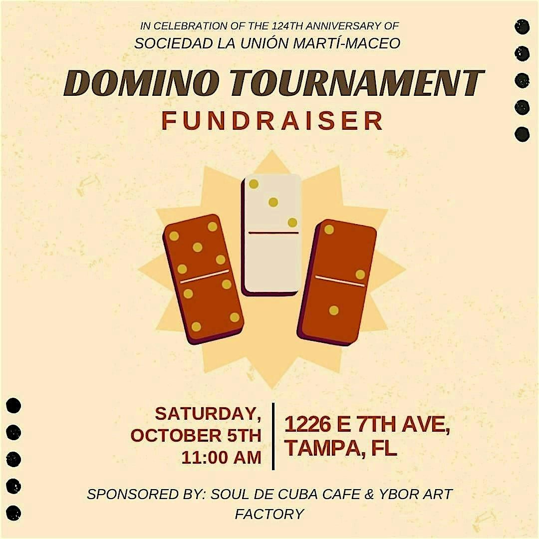 Sociedad la Uni\u00f3n Marti-Maceo Domino Tournament Fundraiser