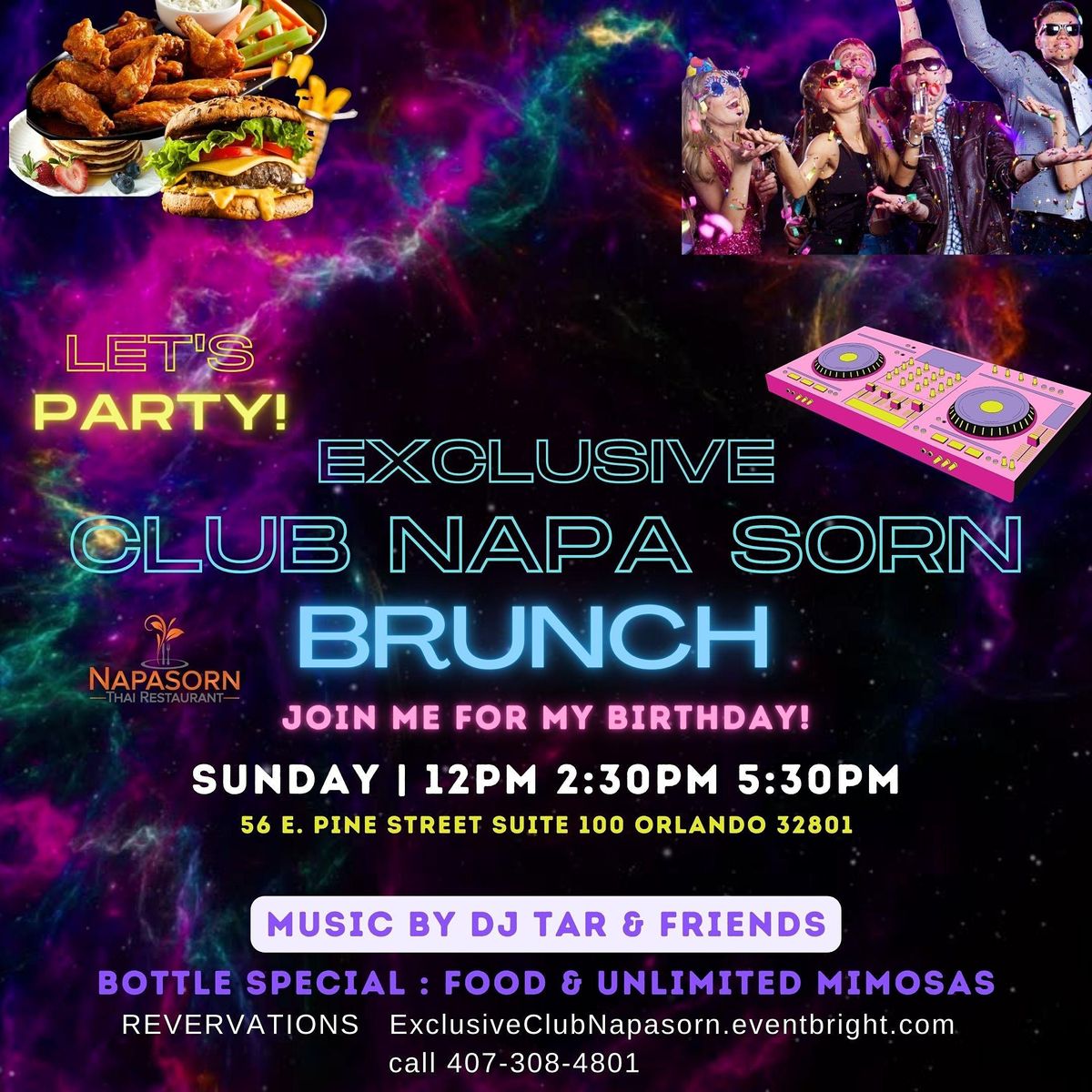 Exclusive Club Napasorn Brunch Sunday Let's Party!