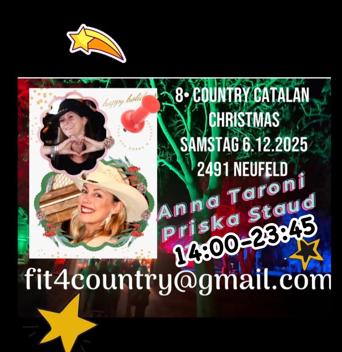 8\u2022Country Catalan Christmas Day mit Anna Taroni \ud83c\uddee\ud83c\uddf9und Priska Staud \ud83c\udde8\ud83c\udded 6.12.2025 in 2491 \ud83c\udde6\ud83c\uddf9 