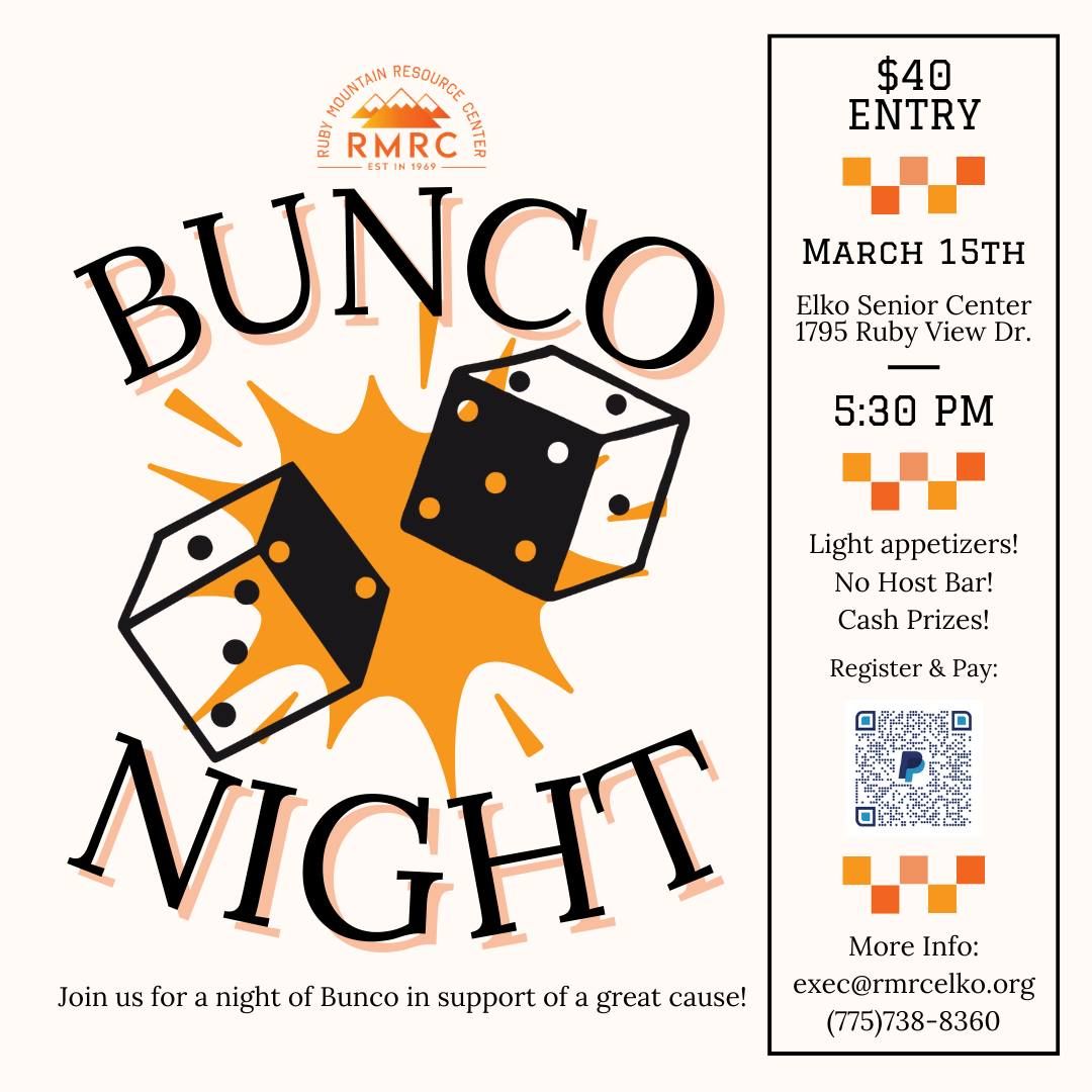 RMRC's Bunco Night Fundraiser