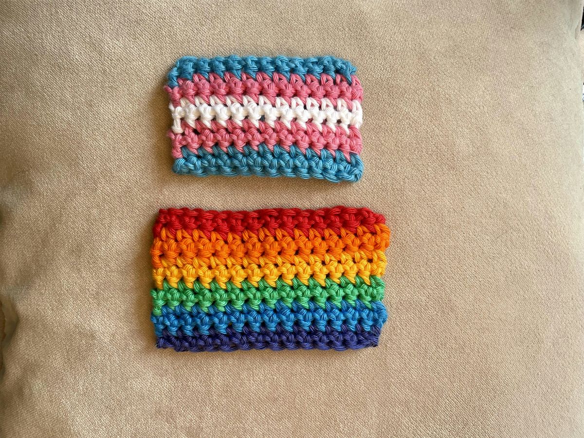 Pride Flag with the Woolly Club