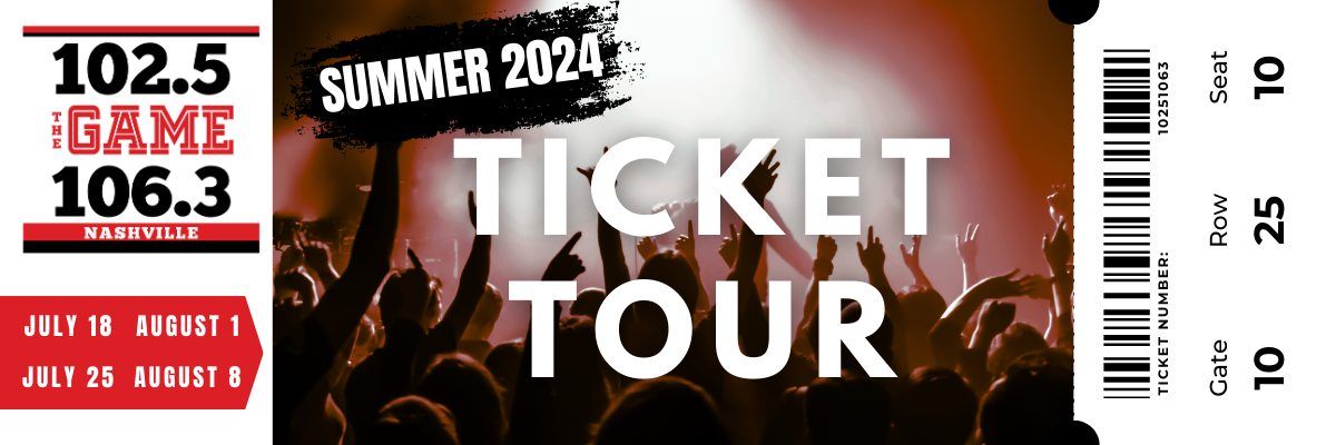 102.5 The Game Summer Ticket Tour! ?