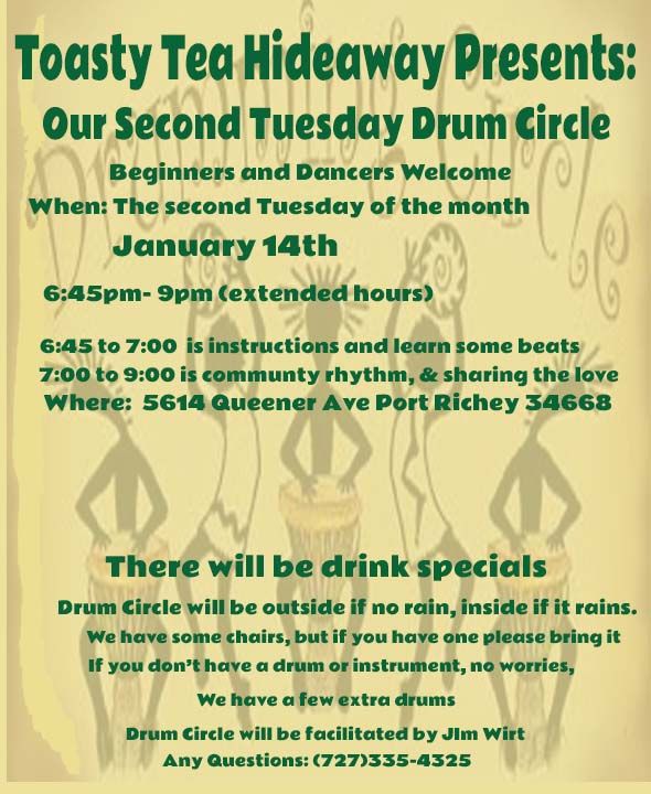 Second Tuesday Drum Circle