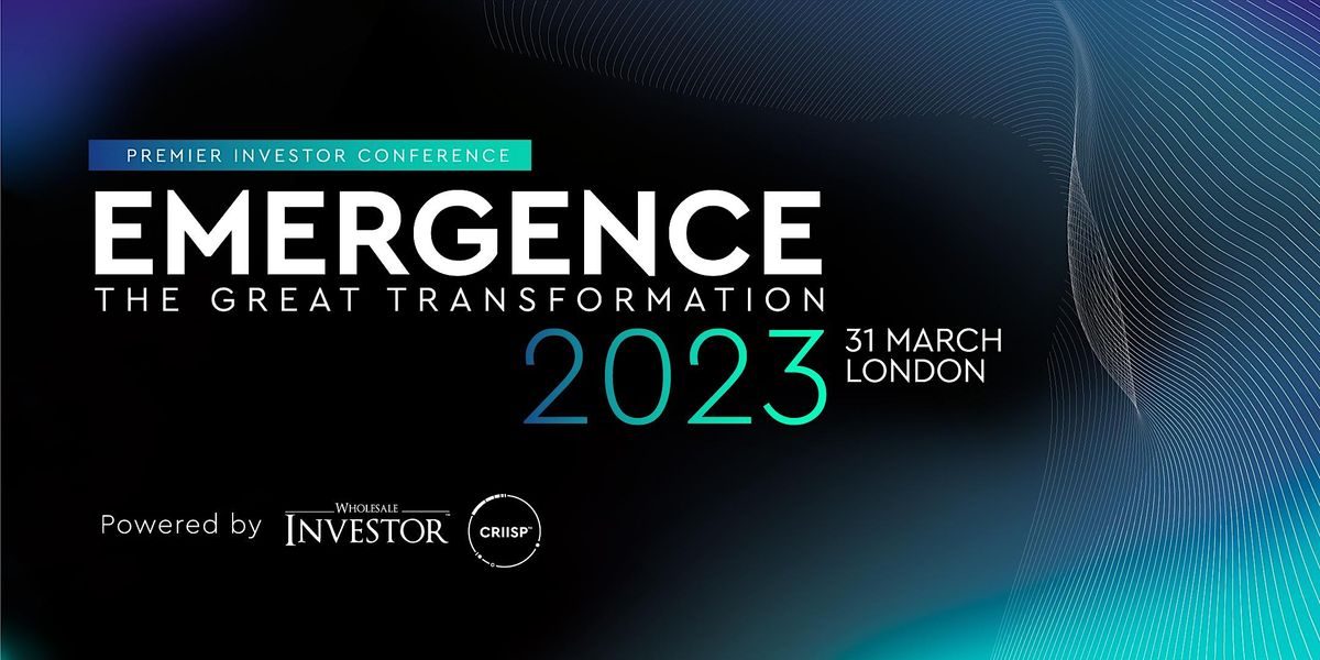 Emergence 2023 - London, Royal College of Surgeons of England, London ...