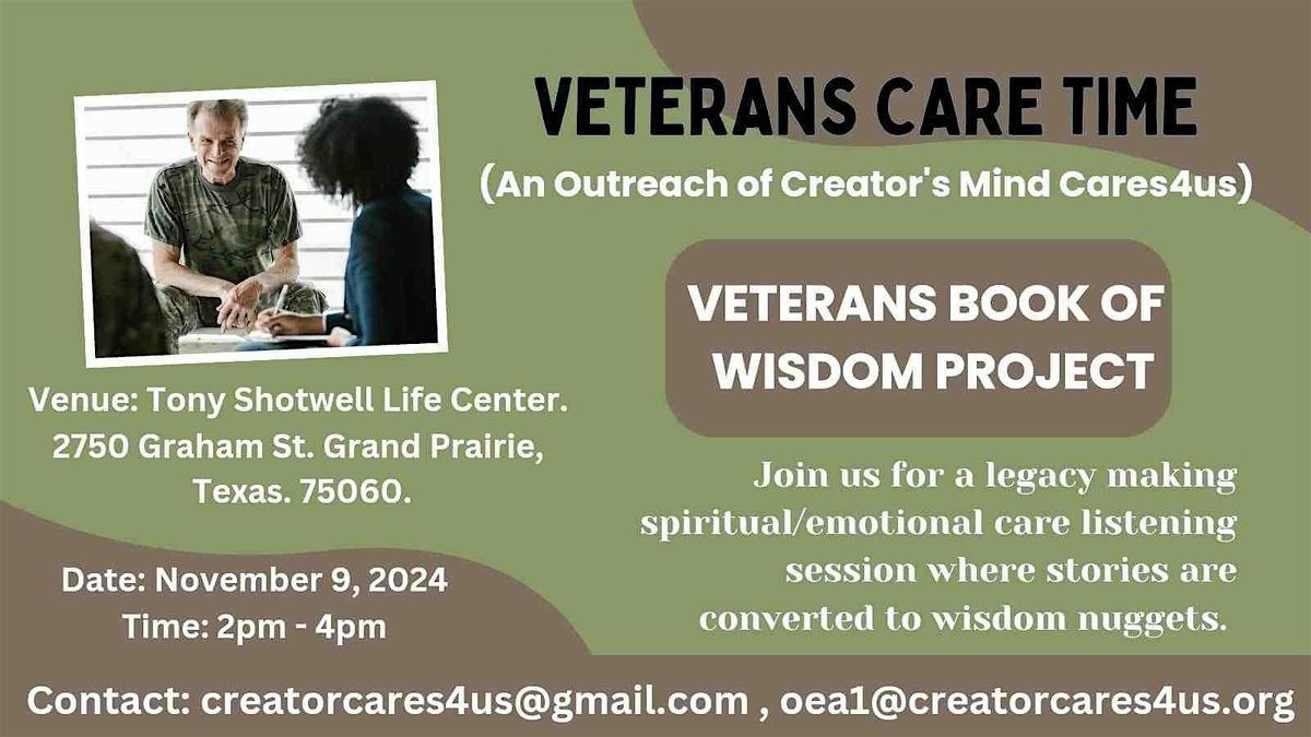 VETERANS CARETIME-BOOK OF WISDOM PROJECT-1